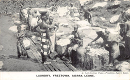 Sierra Leone - FREETOWN - Women At Laundry - Publ. A. Lisk-Carew - Sierra Leone