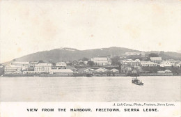 Sierra Leone - FREETOWN - View Of The Harbour - Publ. A. Lisk-Carew - Sierra Leone