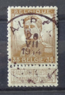 112 Avec Belle Oblitération Aubel - 1912 Pellens