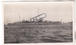 PHOTO NAVIRE DE GUERRE CROISEUR LOURD ANGLAIS HMS SHROPSHIRE - Boten