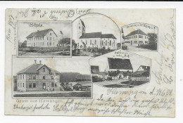 Ansichtskarte Gruss Aus Hawangen, 1901 Bahnpost Ottobeuren-Memmingen Nach Lindau - Cartas & Documentos