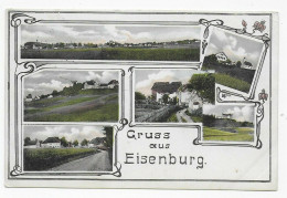 Ansichtskarte Gruss Aus Eisenburg, Memmingen Nach Aichach, 1910 - Covers & Documents