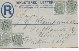 Gold Coast Registered To Ulm 1894 - Otros & Sin Clasificación