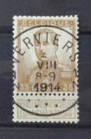 112 Avec Belle Oblitération Verviers - 1912 Pellens