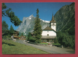 Grindelwald - Wetterhorn Mit Kirche - Grindelwald