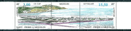 S.P.M Saint Pierre Et Miquelon Paysage Triptyque Le Cap Le Village N° Y&T 640A Neuf Sans Charnière Très Frais - Nuovi