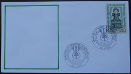 L110 Cachet Temporaire Lyon 69 Rhône Martyrs Et Héros De La Résistance 18 Juin 1993 - Commemorative Postmarks