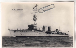 CPA MARINE NAVIRE DE GUERRE CROISEUR LEGER ANGLAIS HMS H.M.S. CENTAUR - Oorlog