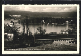 AK Herrsching /Ammersee, Ortspartie Mit Blick Auf Die Reichsfinanz-Schule, Kirche  - Herrsching