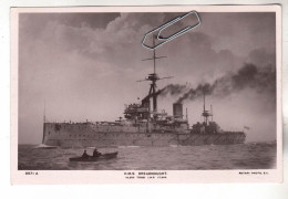 CPA MARINE NAVIRE DE GUERRE CUIRASSE ANGLAIS HMS H.M.S. DREADNOUGHT - Guerra