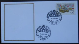 R34 Cachet Temporaire Rots 14 Calvados Anniversaire De La Libération 6 Juin 1994 - Gedenkstempels