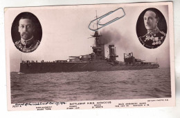 CPA MARINE NAVIRE DE GUERRE CUIRASSE ANGLAIS HMS H.M.S. AUDACIOUS - Guerra
