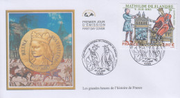 Enveloppe  FDC   1er  Jour   FRANCE    Grandes   Heures    HISTOIRE  DE  FRANCE  :  MATHILDE  DE  FLANDRE   2020 - 2020-…