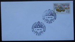 R40 Cachet Temporaire Rots 14 Calvados Anniversaire De La Libération 6 Juin 1994 - Commemorative Postmarks