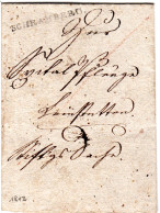 Württemberg 1813, L1 SCHRAMBERG Auf Stiftungssache Brief N. Leinstetten - Prefilatelia