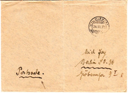 Litauen 1939, Portofreie Postsache V. Vilkiskiai N. Berlin - Lithuania