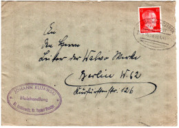 DR 1943, Bahnpoststpl. Laskowitz-Czersk Auf Brief V. Kl. Schliewitz Kr. Tuchel - Cartas & Documentos