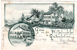 Gruss Von Der Wilhelmshöhe In Gelbenholzen, 1901 V Bruck-Fürstenfeld Gebr. Sw-AK - Sonstige & Ohne Zuordnung