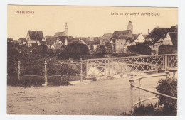 Donauwörth, Partie A.d. Unteren Wörnitzbrücke, Ungebr. Sw AK  - Sonstige & Ohne Zuordnung