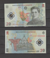 ROMANIA  20 LEI - 2021 (Reprint 2023 New ) - ECATERINA TEODOROIU  - Polymer - UNC - Roumanie