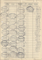 BRD 1979, Bahnpost Formular M. Vielen Stempeln, U.a. Überlandpost Coburg. #2523 - Andere & Zonder Classificatie