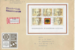 Postzegels > Europa > Duitsland > West-Duitsland > 1980-1989> Brief Met Blok 18 (17174) - Lettres & Documents