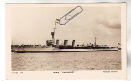 CPA MARINE NAVIRE DE GUERRE CROISEUR  ANGLAIS HMS H.M.S CARYSFORT - Guerra