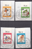 BERLIN  517-520, Gestempelt Auf Briefstück, SoSt., Jugend Trainiert Für Olympia, 1976 - Used Stamps