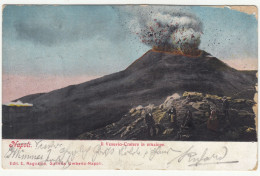 Vesuvio Old Postcard Posted 190? Vesuvio B240503 - Napoli