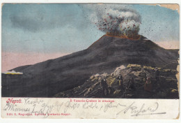 Vesuvio Old Postcard Posted 190? Vesuvio B240503 - Napoli (Neapel)