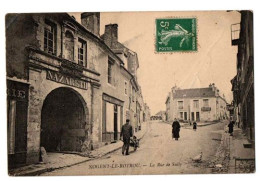 NOGENT LE ROTROU LA RUE DE SULLY ECURIE NAZARETH COMMERCES ANIMEE - Nogent Le Rotrou