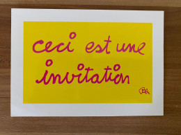 ENTIER POSTAL CP NEUVE CECI EST UNE INVITATION 2005 - PAP : Altri (1995-...)