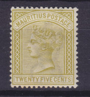 Mauritius 1882 Mi. 63, 25c. Queen Victoria, MH* - Mauritius (...-1967)