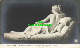 R605918 253. Roma. Museo Borghese. Paolina Bonaparte. Dorso. N. P. G - World