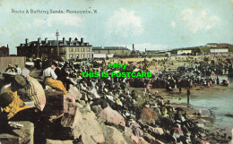 R607042 Rocks And Bathing Sands. Morecambe. W. Novelty Post Card. No. 516. 1908 - World