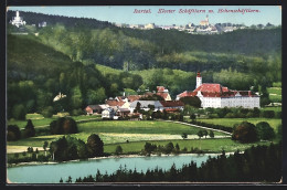 AK Schäftlarn, Kloster Schäftlarn Mit Hohenschäftlarn Aus Der Vogelschau  - Other & Unclassified