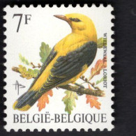 256101786 1992 OCB 2476 (XX)  POSTFRIS MINT NEVER HINGED - BUZIN - BIRDS - WIELEWAAL - LORIOT - 1985-.. Uccelli (Buzin)