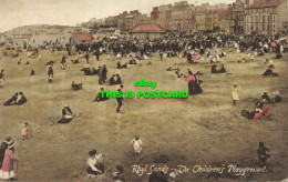 R607049 Rhyl Sands. Childrens Playground. Snapes Series. 1920 - World