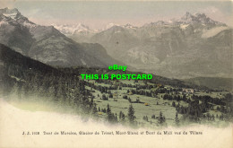 R606374 J. J. 1938. Dent De Morcles. Glacier De Trient. Mont Blanc Et Dent Du Mi - World