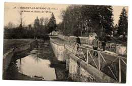 NOGENT LE ROTROU PONT SUR LE RHONE AU CHEMIN DE L ORME ANIMEE - Nogent Le Rotrou