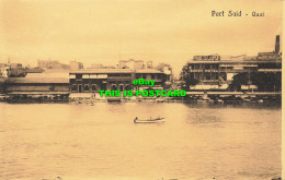 R607120 Port Said. Quai. Serie 208. Cairo Postcard Trust - World