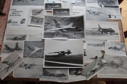 Lot De 112g D'anciennes Coupures De Presse Et Photos De L'aéronef Américain Douglas B-66 "Destroyer" - Luchtvaart