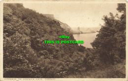 R606453 Approach To Ansteys Cove. Torquay. F. Davis. R. A. P. Seal Of Artistic E - Monde