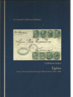 Volume Egitto Egypt Servizi Postali Marittimi Uffici Italiani 1863/80 Monografia Rilegato (blu) 90 Pagine 100 Foto - Officials