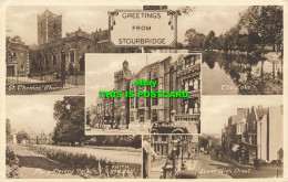 R606457 Greetings From Stourbridge. Friths Series. Multi View - Monde