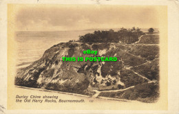 R607151 Durley Chine Showing Old Harry Rocks. Bournemouth. 131. J. Welch. 1912 - Monde