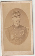 PHOTO ANCIENNE Format CDV - MILITARA - Portrait Du Général Alfred CHANZY  - 1823 - 1883 - Député Des Ardennes - Antiche (ante 1900)