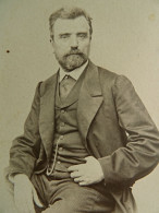 Photo Cdv N. Robe à Paris - Homme, Pose Décontractée, Second Empire, Circa 1865 L432 - Alte (vor 1900)