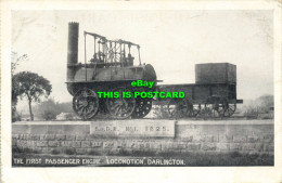 R606501 First Passenger Engine. Locomotion. Darlington. 1904 - Monde