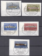 BERLIN  483-487, Gestempelt Auf Briefstück, SoSt., Personenschifffahrt, 1975 - Used Stamps